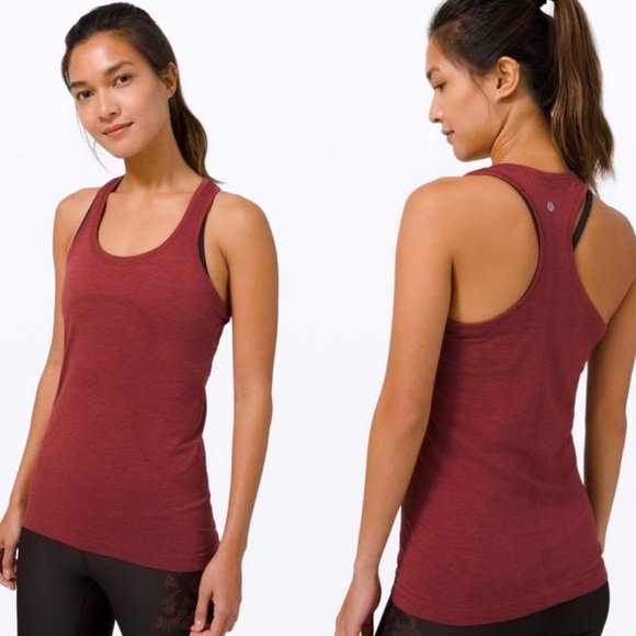 LULULEMON Swiftly Tech Racerback 2.0 in Cassis Chianti Sz. 6 - Picture 1 of 10